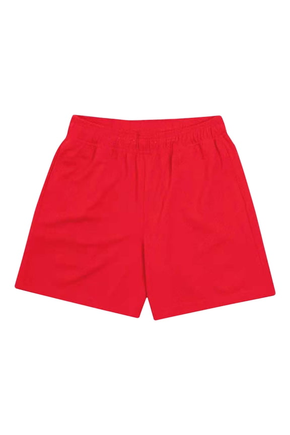 Mens Gym Shorts 5 inch Summer Casual Biker Shorts with Mesh Liner Elastic Waist Slim Straight Leg Athletic Workout Running Shorts with Pockets ,S-3XL