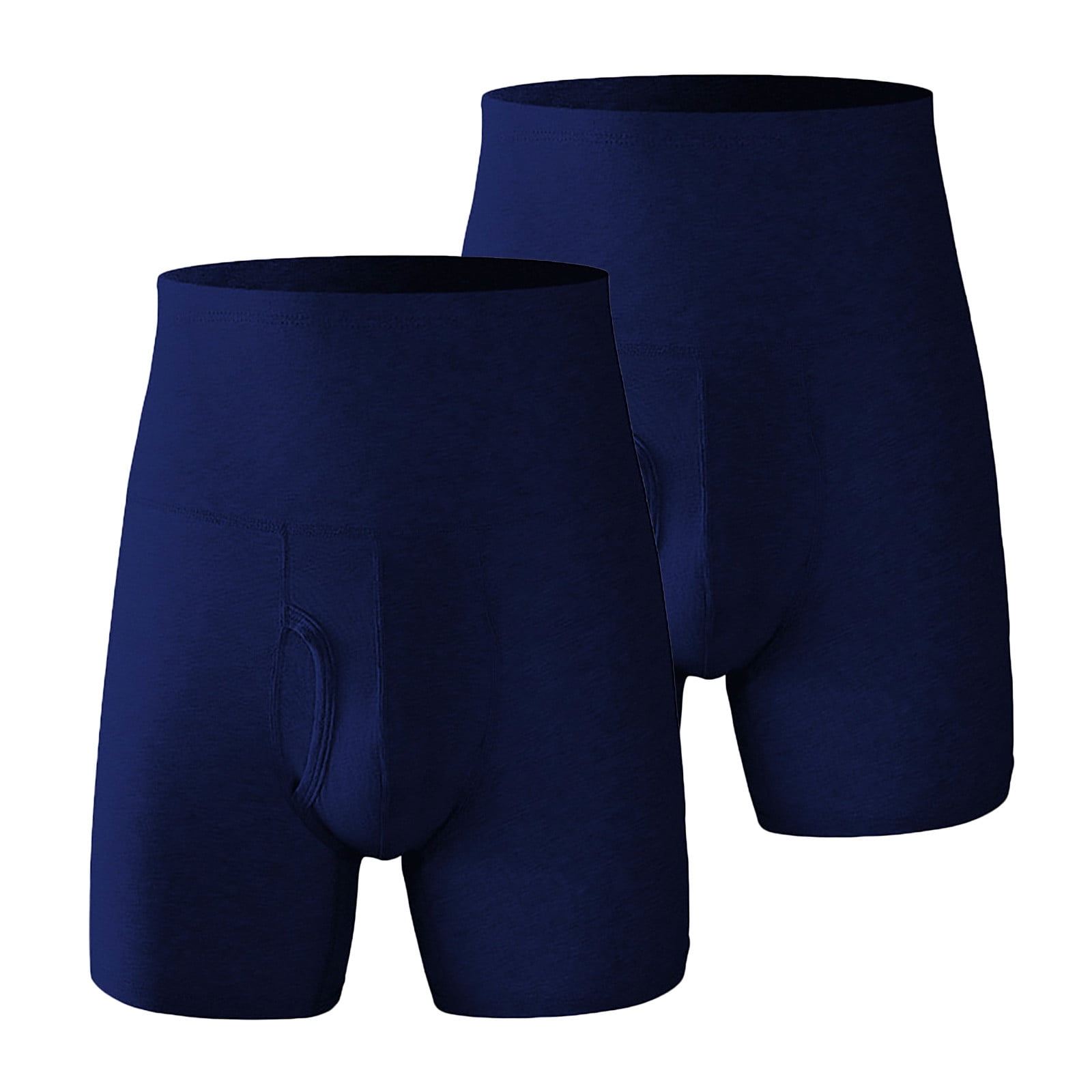 Breathable Plus-Size High-Waist Mens Boxer Briefs
