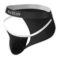 thumbnail image 1 of EOYWHK Mens Thong Underwear ,Low Rise Stretch Tie Waist G-String Underwear for Nightwear Sleepwear, 1 of 2