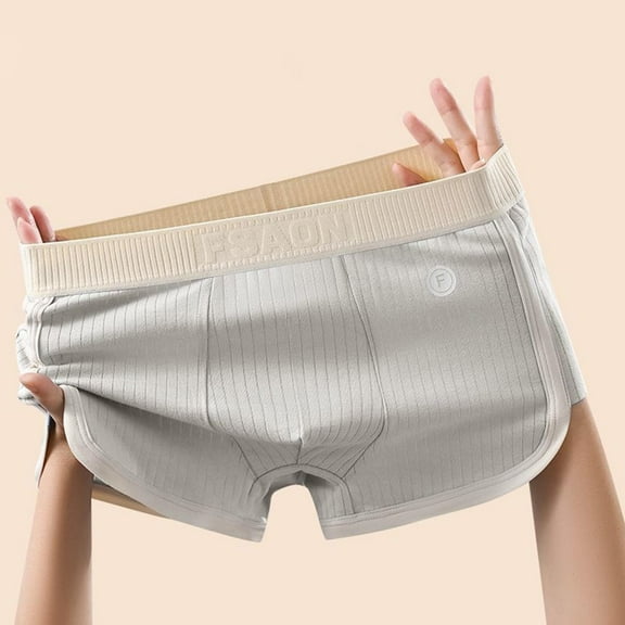 EOYWHK Mens Trunks Underwear Cotton Breathable Boxer Brief Wide Comfort Waistband Athletic Underwear Clearance,M-3XL