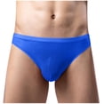thumbnail image 1 of EOYWHK Mens Underwear Low Rise Thongs Summer Lightweight Mesh Breathable Ice Silk Semi Sheer Panties Clearance, 1 of 3