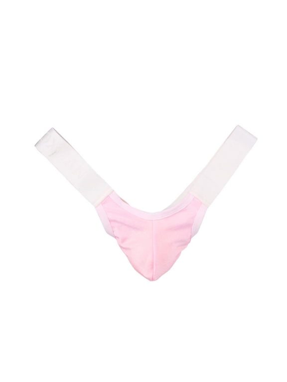 Mens V-String Thong Underwear ,Summer Lightweight Breathable Quick Drying Underwear Nightwear Bikini Bottom