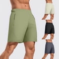 thumbnail image 1 of EOYWHK Mens Work Shorts Quick Dry Elastic Waist with Pockets Work Shorts for Men Soft Lightweight Casual Activewear Daily Wear Outdoor Beige, Size L, 1 of 5