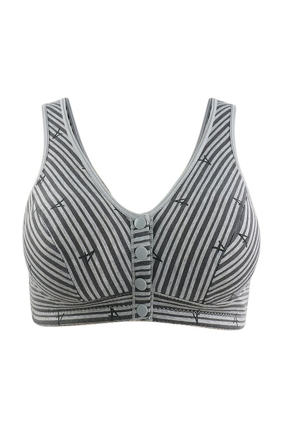 Nursing BrasWomen's Comfortable Casual Steel Ring Tank Top Thin Lace Plus Size Bra