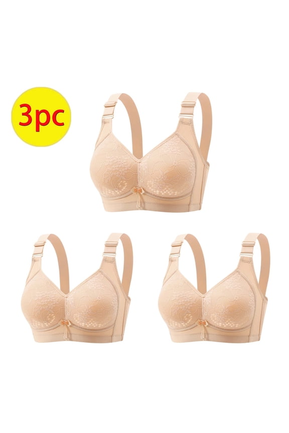 Wireless Bras for Women Fashion Comfortable Breastplate Lace Breathable Bra Underwear No Rims
