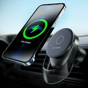 EOnmo Car Ornament Clearance Sale Car Wireless Charger Magnetic Charging 15W Fast Charging Strong Adsorption 360° Rotation Adjustment Suitable For Mobile Phones That Support Wireless Charging