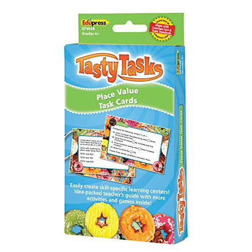 EP-3658 - Math Tasty Task Cards Place Value by Edupress