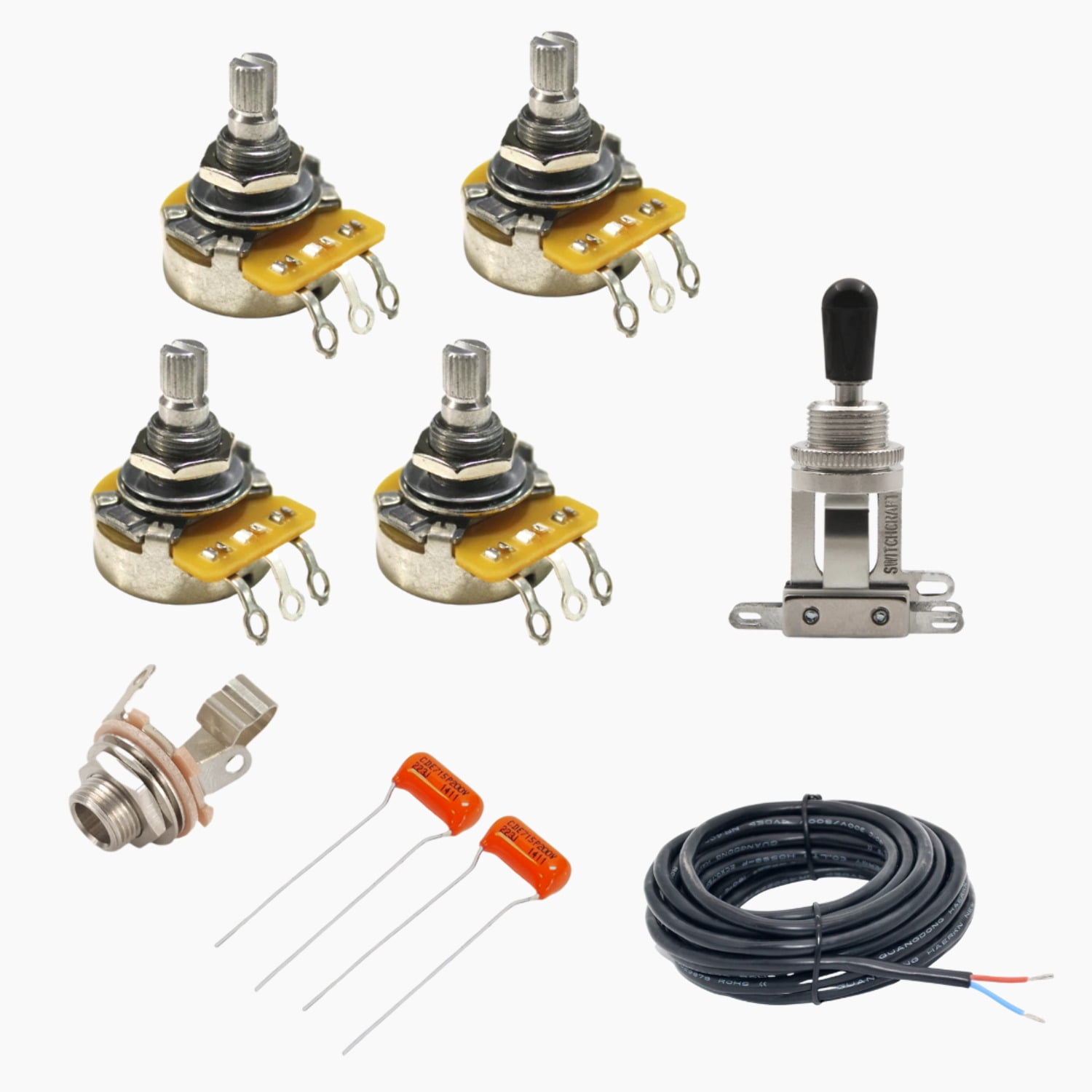 EP-4148-000 Wiring Kit for Epiphone® - Walmart.com