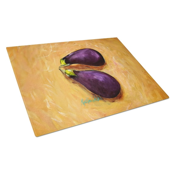 EP II Eggplant Glass Cutting Board 12 in x 15 in