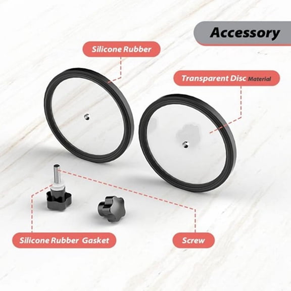 EP LP Vinyl Record Label Cleaning Protective Sleeve Waterproof Cleaning Clip Record Holder 12 Inch,2 * Record Cleaner Clamp Tool,Black