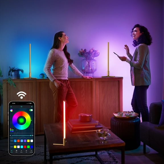 EP Light RGBCW Gaming Lamp Dynamic Music Sync Lighting, Smartphone App Control, Corner Mood Light