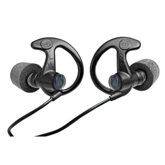 SureFire EP10 Sonic Defenders Ultra Max Full-Block Foam-Tipped Earplugs, Small, Black