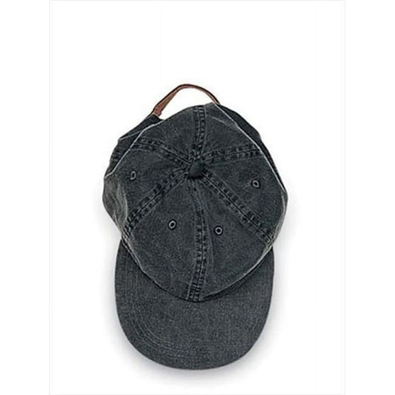 EP101 Essentials Pigment Dyed Cap Six Panel Low Profile, Black