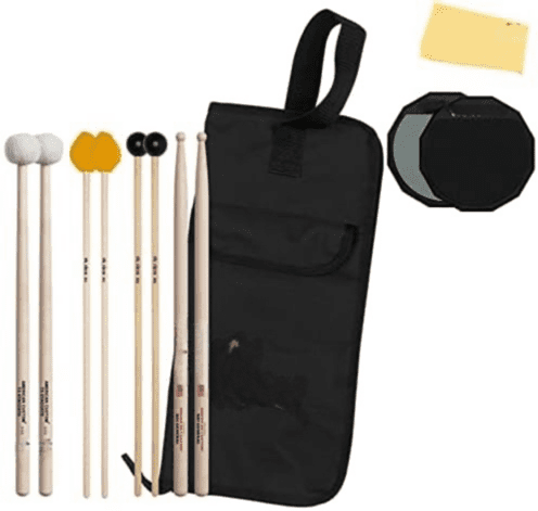 EP2A Intermediate Education Pack (SD2, M3, M6, T3, BSB) Bundle with Practice Pad and Austin Bazaar Polishing Cloth