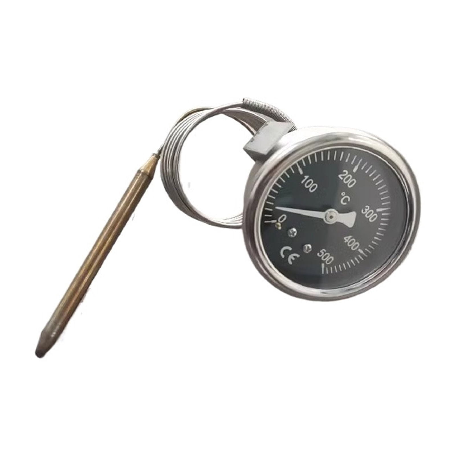 EP4 pizza oven electric oven bread kiln thermometer pointer temperature display, 500 degrees metal plate temperature gauge ,Easy to Use