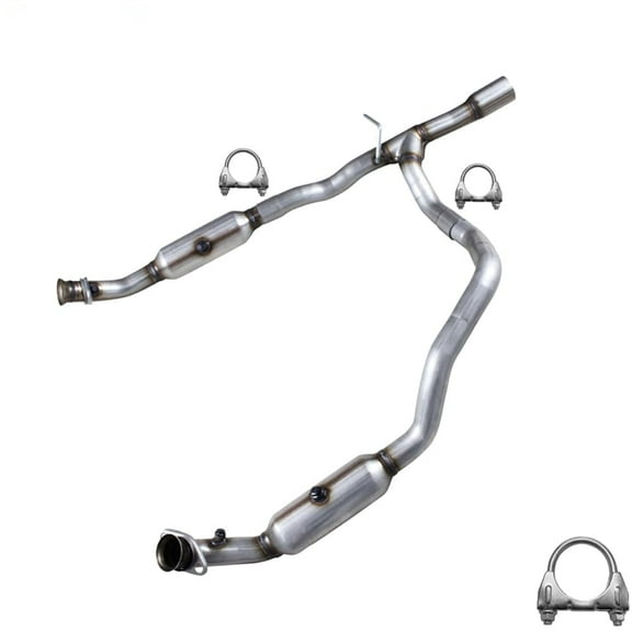 Stainless Steel Exhaust Catalytic Converter Compatible with 2015–2019 Ford E-350 Super Duty 6.8L, 2015–2016 E-350 5.4L, 2017–2019 E-350 6.2L with EPA-Approved