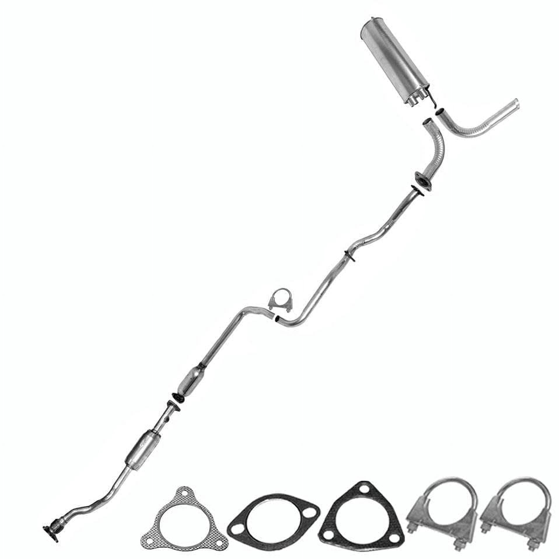 Northeastern Exhaust Stainless Steel Catalytic, Resonator Pipe, Intermediate Pipe, Muffler & Tail Pipe Exhaust System Kit Fits 2004–2005 Chevrolet Classic 2.2L – Direct Fit with EPA-Approved