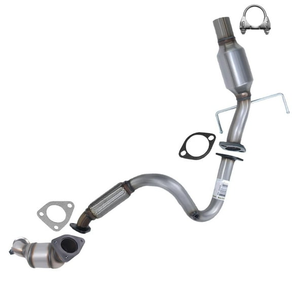 Northeastern Exhaust Rear & Front Catalytic Front Flex Pipe Fits 2013-2018 Buick Encore 1.4L - Direct Fit EPA-Approved | Stainless Steel Exhaust System Kit