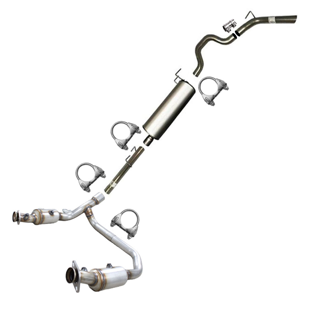 EPA Approved-Complete Exhaust System Kit compatible with 2006-2008 ...