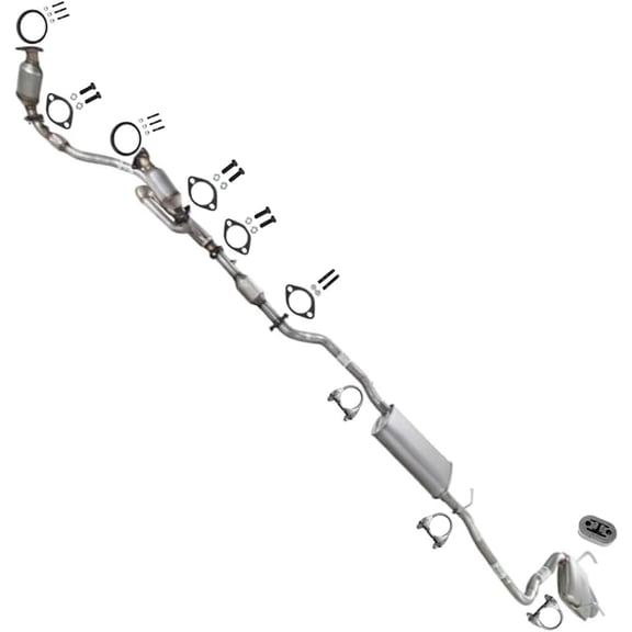 Northeastern Exhaust | Stainless Steel EPA-Approved Exhaust Manifolds Catalytic, Front Pipe, Muffler, Intermediate Pipe & Resonator Fits 2009-2010 Saturn Outlook 3.6L - Direct Fit