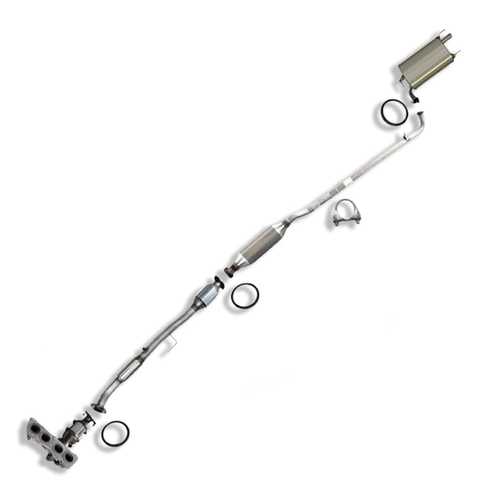 Northeastern Exhaust Manifold Catalytic Converter, Resonator & Muffler Fits 2010-2011 Toyota Camry 2.5L - Direct Fit EPA-Approved | Stainless Steel Complete System