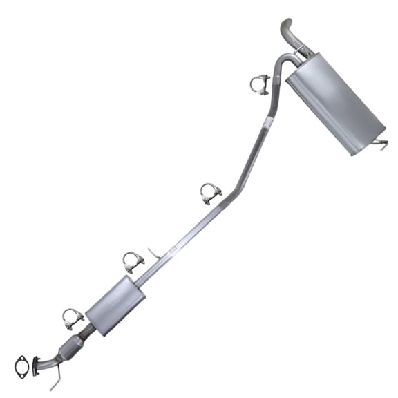 Northeastern Exhaust Catalytic, Resonator, Intermediate Pipe & Muffler Fits 2015-2019 Chevrolet Trax 1.4L - Direct Fit EPA-Approved | Stainless Steel  Exhaust System Kit
