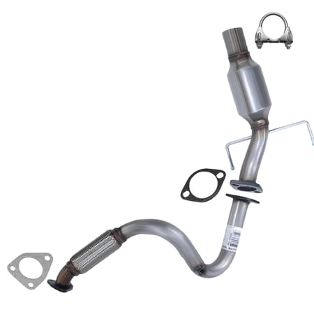 Northeastern Exhaust Rear Catalytic & Front Flex Pipe Exhaust System Kit Fits 2013-2018 Buick Encore 1.4L - Direct Fit EPA-Approved | Stainless Steel | Includes Gaskets and Clamp