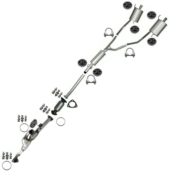 Northeastern Exhaust Stainless Steel Front Pipe, Catalytic & Muffler Assembly Fits 20122015 Honda Pilot 3.5L SUV Direct Fit with EPA-Approved