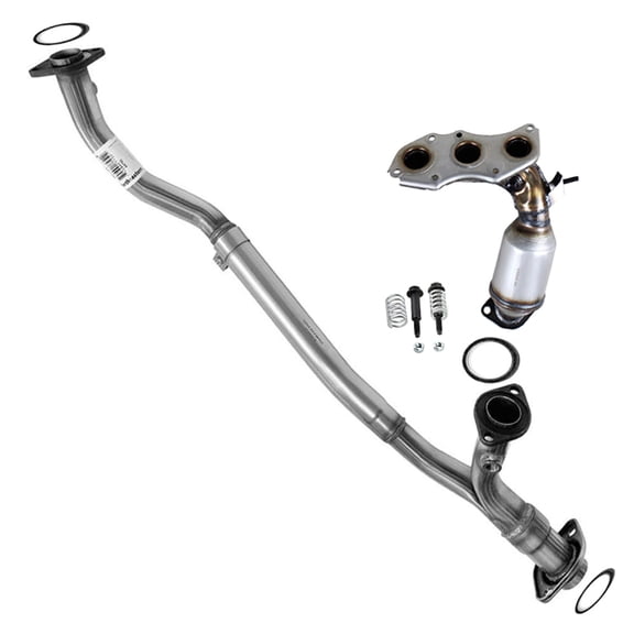 EPA Approved Passenger Side Manifold & Y Pipe Kit Fits 20072010 Toyota Sienna 3.5L Direct Fit