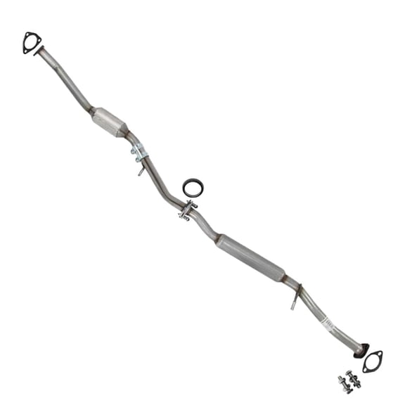Northeastern Exhaust Rear Catalytic Converter & Resonator Pipe Fits 2006-2007 Subaru Impreza & 2006-2008 Subaru Forester 2.5L - Direct Fit EPA-Approved | Stainless Steel