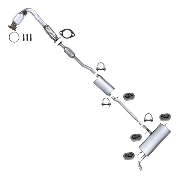 Northeastern Exhaust Catalytic Converter, Intermediate Pipe & Muffler Fits 2015-2017 Chevrolet Equinox 2.4L SUV - Direct Fit EPA-Approved | Stainless Steel Complete System