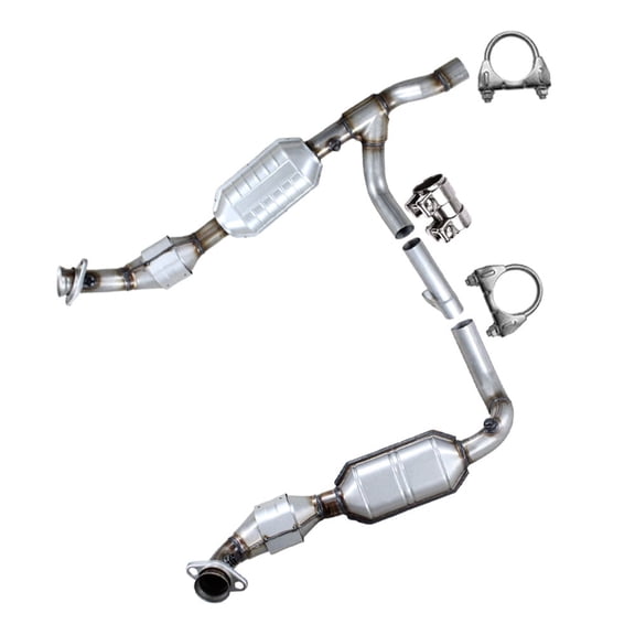 Northeastern Exhaust Stainless Steel Passenger & Driver Side Catalytic Converters for 1999–2003 Ford F-150 & 1999 F-250 5.4L | Direct-Fit