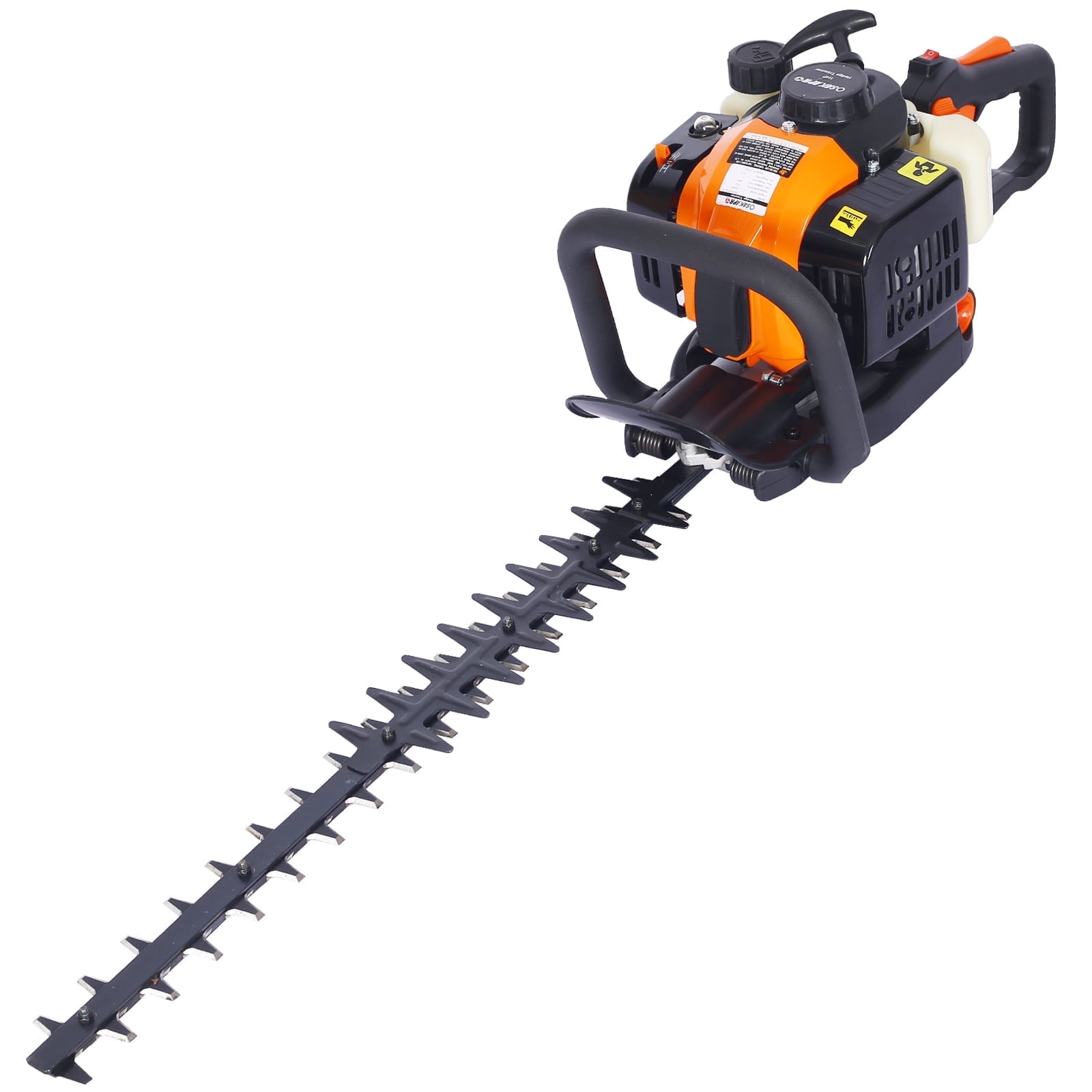 EPA Passed 26cc Gas Hedge Trimmer, 24" Dual-Sided Serrated Blade, Ergonomic Design, Low Noise, Great for Noise Sensitive Areas