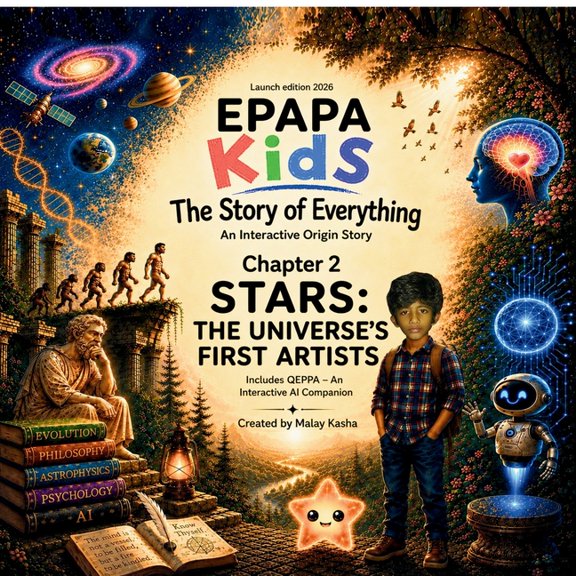 EPAPA Kids: Chapter 2 - Stars: The Universe's First Artists: A Cinematic Journey Through Stars, Stardust, and Our Cosmic, (Paperback)