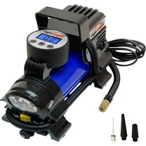 EPAuto 12V DC Portable Air Compressor Pump, Digital Tire Inflator, Blue
