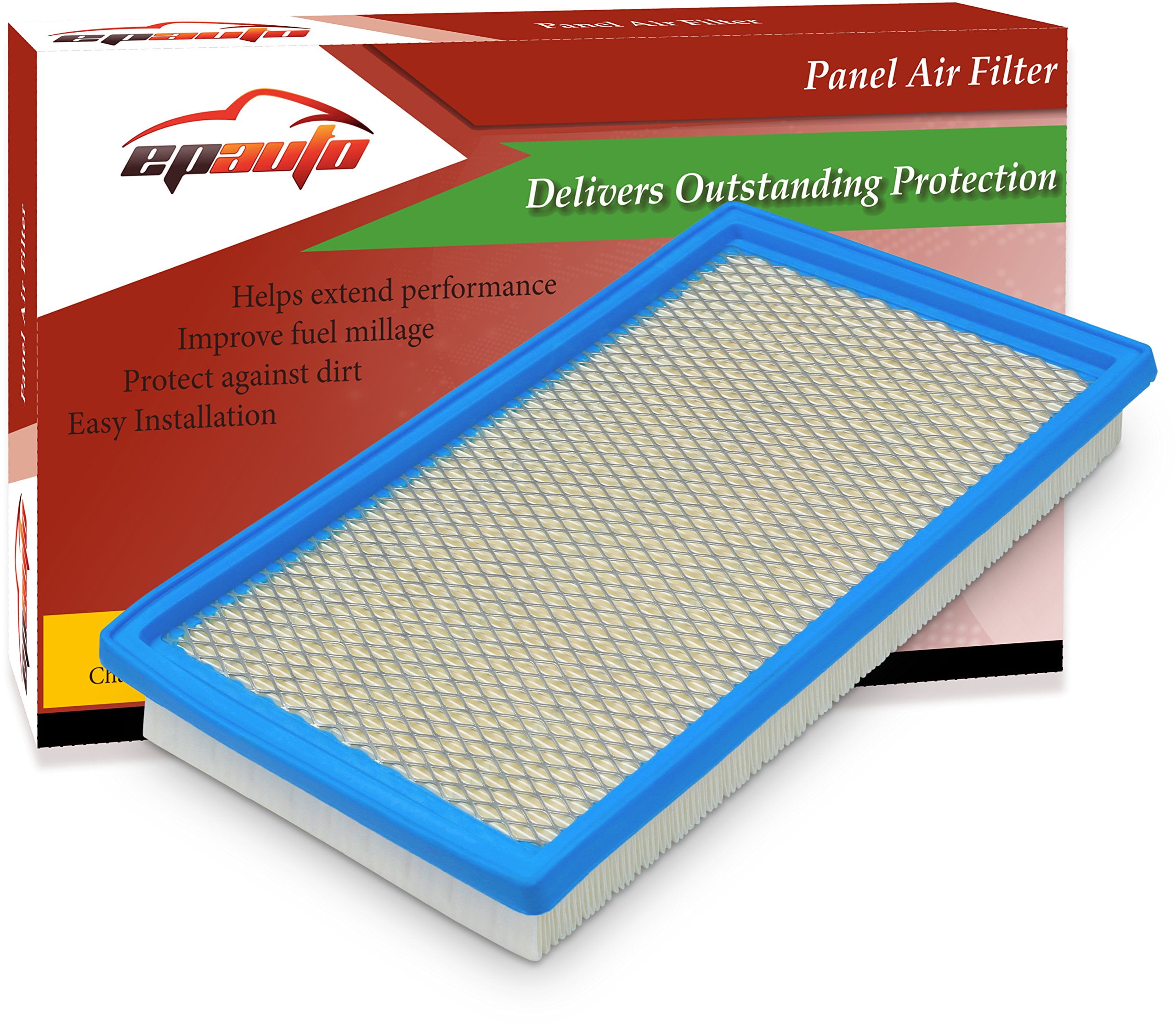EPAuto GP309 (CA4309) Panel Engine Air Filter, Replacement for Nissan
