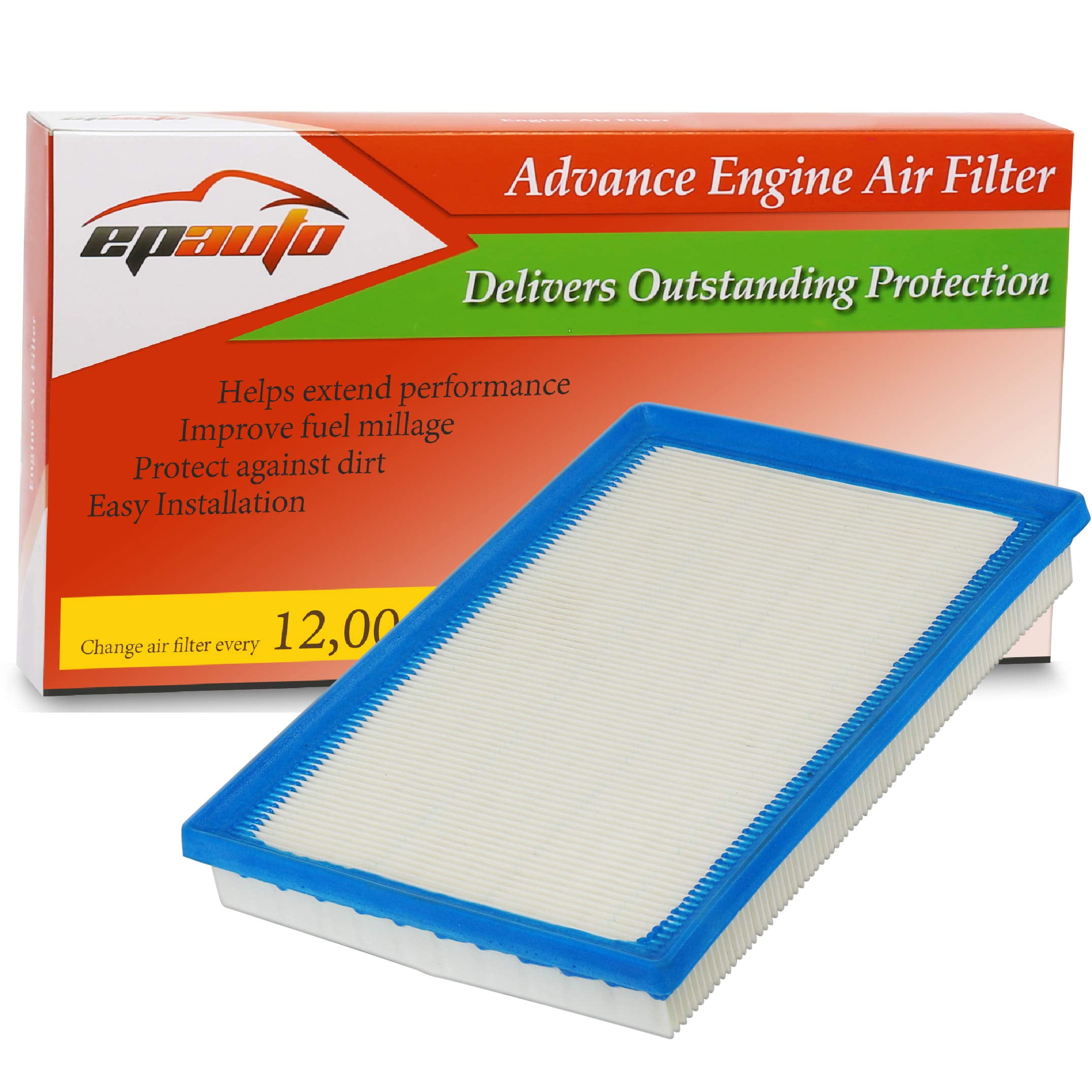 EPAuto GP677 Replacement Engine Air Filter for Toyota Avalon, Camry