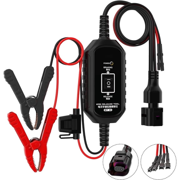 EPB Emergency Release Tool, Dual-Channel Brake & Reverse Control for Electronic Parking Brake Release and Reset, Electronic Parking Brake Tool(1set)
