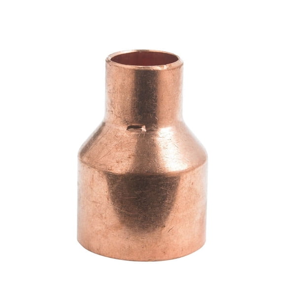 Mueller Streamline W 61067 Copper Reducer Coupling 1-1/2 x 3/4 in. with Stop