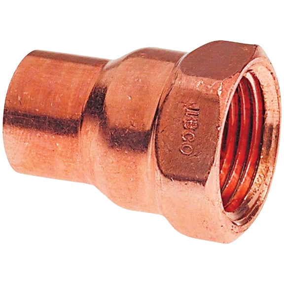Elkhart Products 103 1" 1-Inch Copper Female Adapters