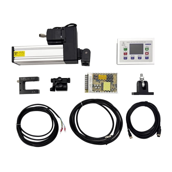 EPC-A12 Servo Edge Position Control System Ultrasonic Sensor 1-Ton Thrust 150mm Stroke AC100-240V