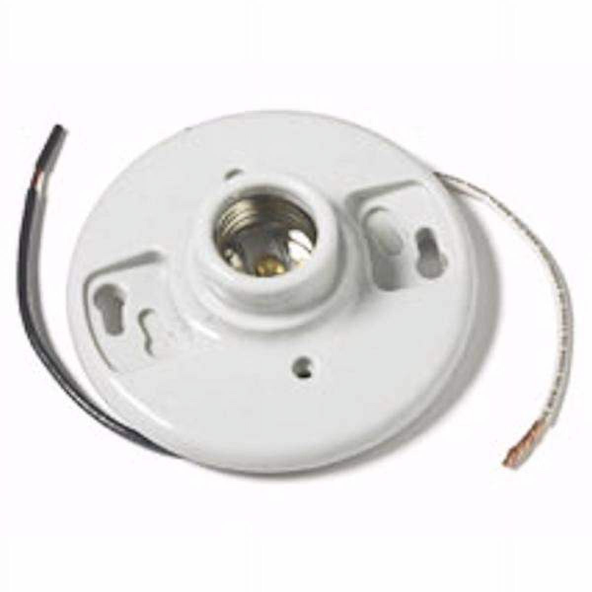 EPCO 16520 Standard Base Keyless Porcelain Lamp Holder (Keyless