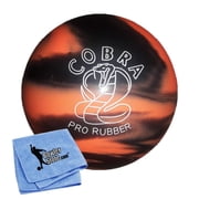 EPCO Candlepin Bowling Ball- Cobra Pro Rubber - Orange Black 4 1/2 inch- 2lbs. 6oz. 1 Ball