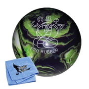 EPCO Candlepin Bowling Ball- Cobra Pro Rubber - Purple, Lime White 4 1/2 inch- 2lbs. 6oz. 1 Ball