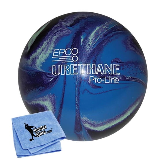 EPCO Candlepin Bowling Ball- Urethane - Purple, Blue  Mint (4 1/2 inch- 2lbs.6oz.) 1 Ball