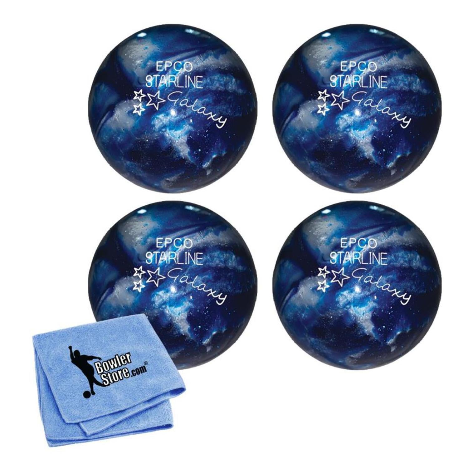 EPCO Candlepin Starline Galaxy -Blue - (4 1/2", 2lbs 6oz) 4 Balls
