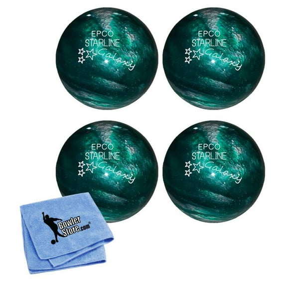EPCO Candlepin Starline Galaxy -Green - 4 1/2", 2lbs 6oz 4 Balls