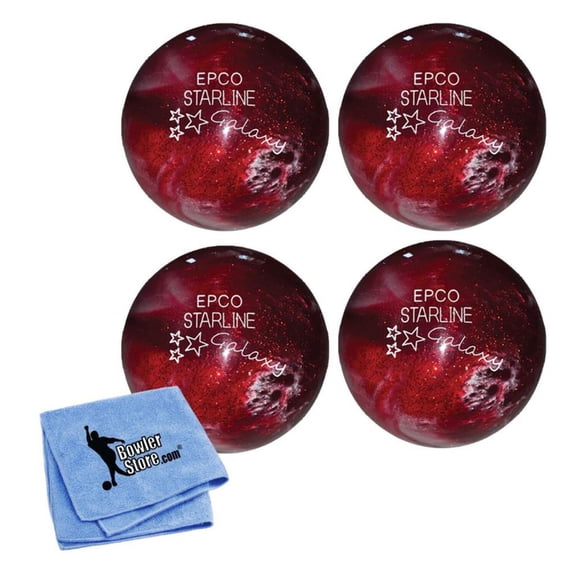 EPCO Candlepin Starline Galaxy -Red - (4 1/2", 2lbs 6oz) 4 Balls