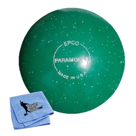 EPCO Duckpin Bowling Ball - Speckled House Ball - Green (5 inch- 3lbs. 12 oz.) 1 Ball