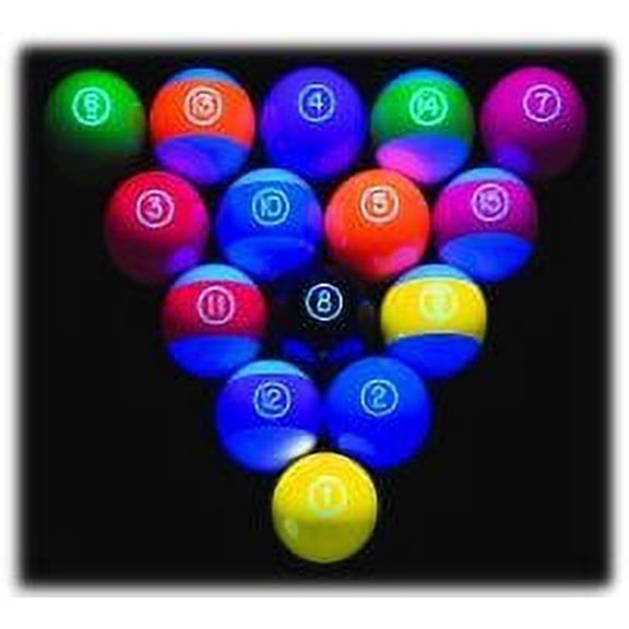 EPCO Glo Regulation American Made Billiard Balls Set (15 Count)